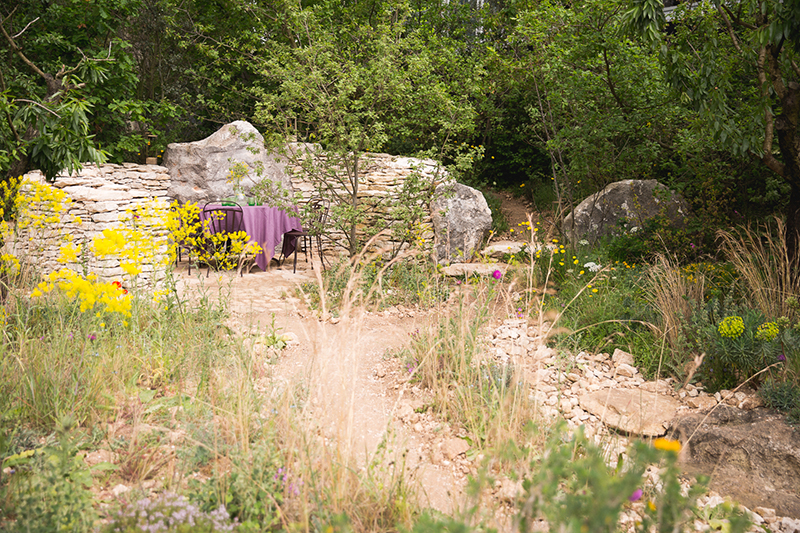 L'Occitane garden at the Chelsea Flower Show 2016