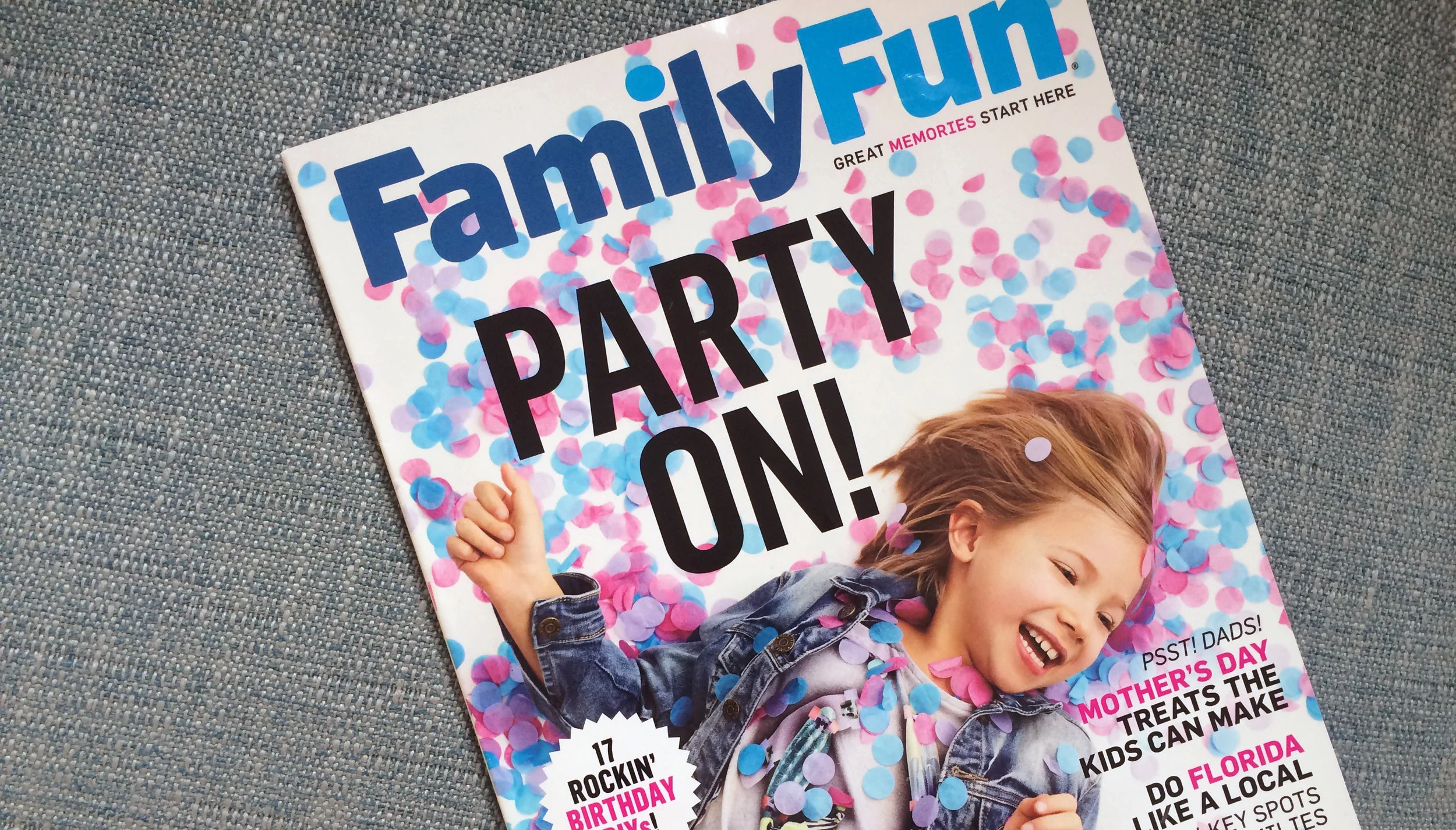 Family Fun magazine illustration commission b y Willa Gebbie