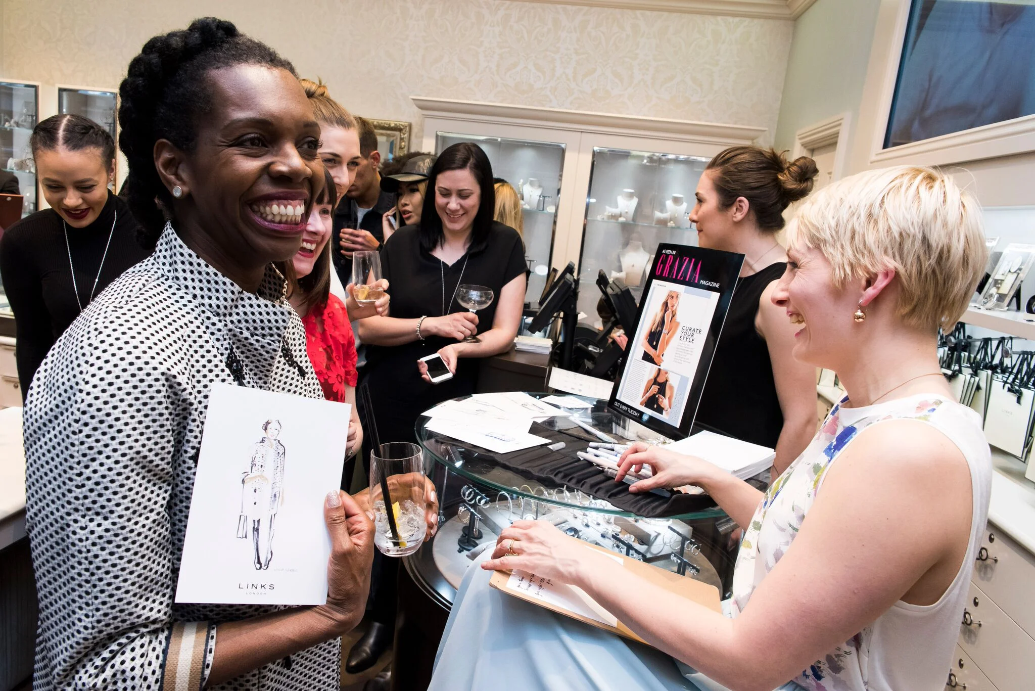 Live Fashion Illustration with Links of London.