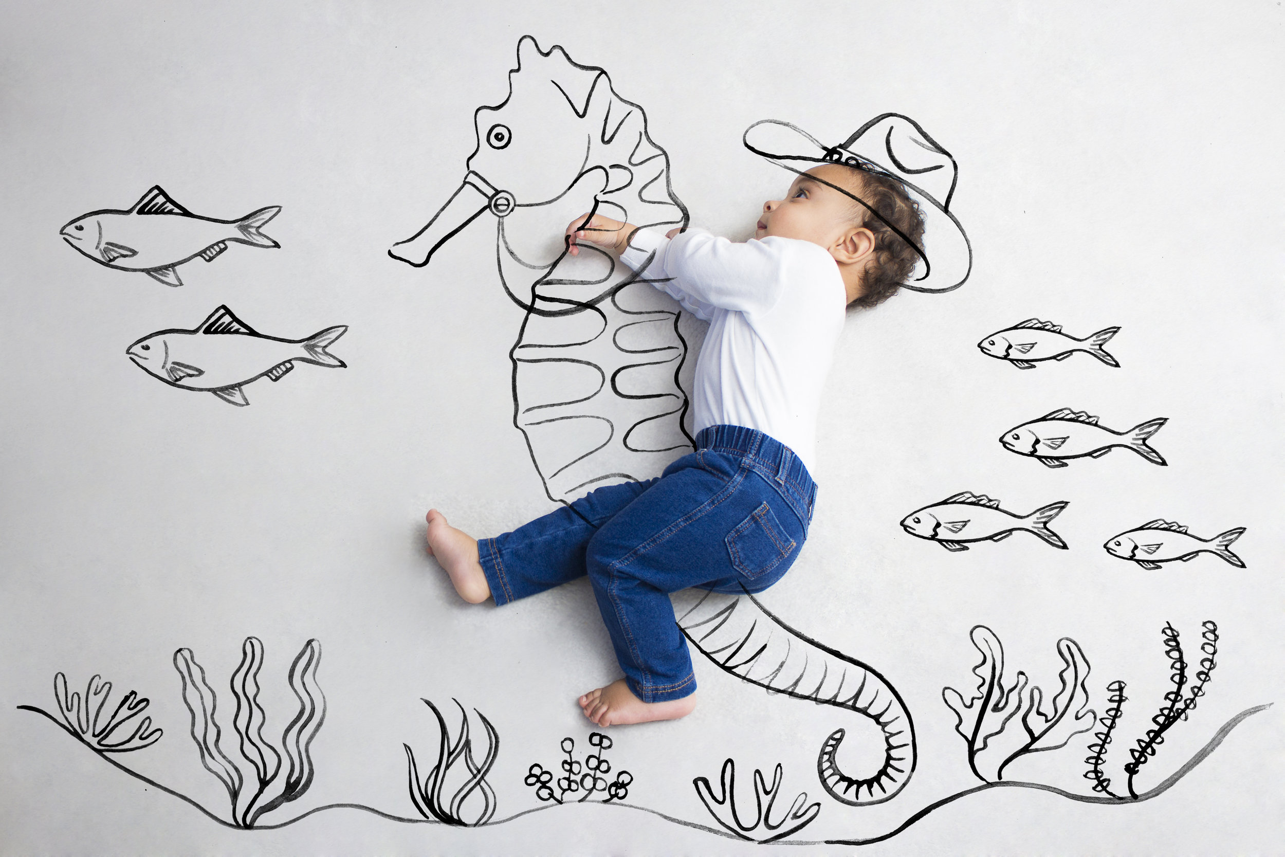 Illustration and photography collaboration for Children by illustrator, Willa Gebbie
