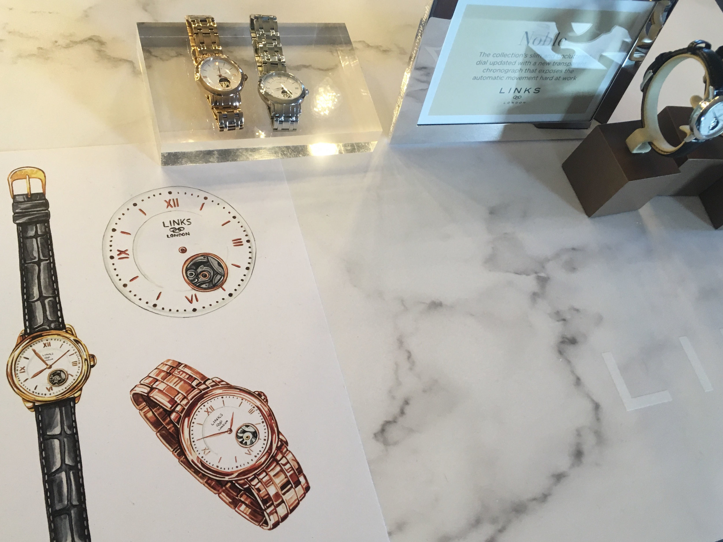 Links of London Press Day AW18 illustrations