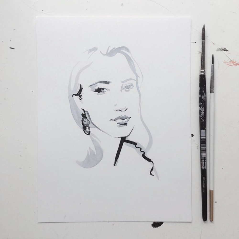 Live fashion illustration events in London by Willa Gebbie