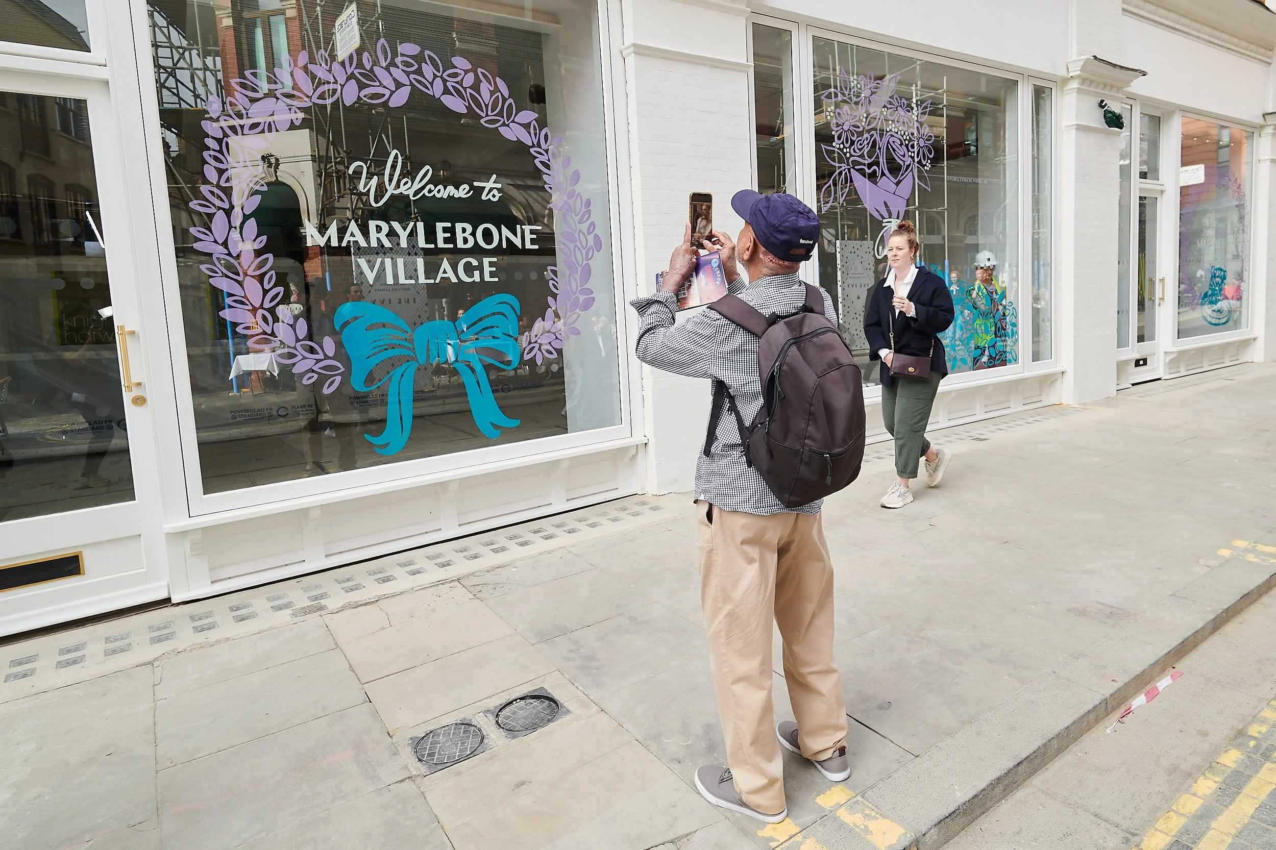 Window Painting for Marylebone Village