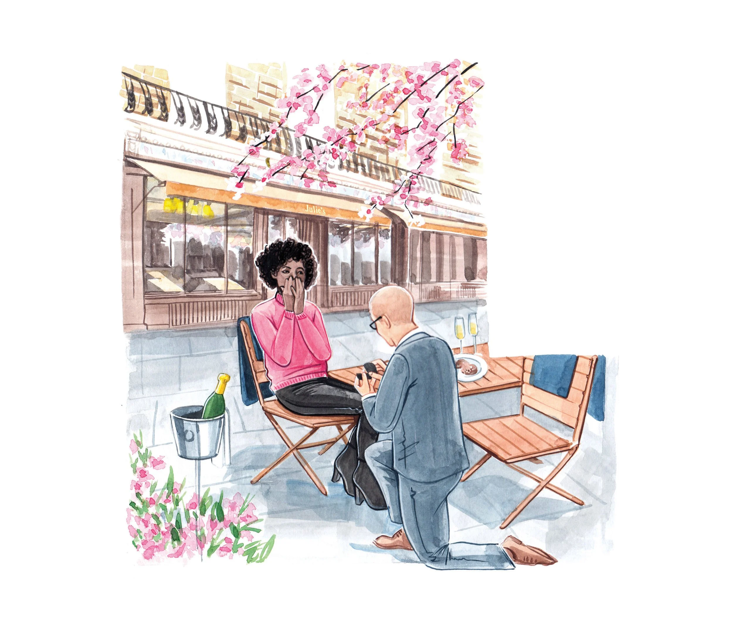Lorraine Pascale's proposal