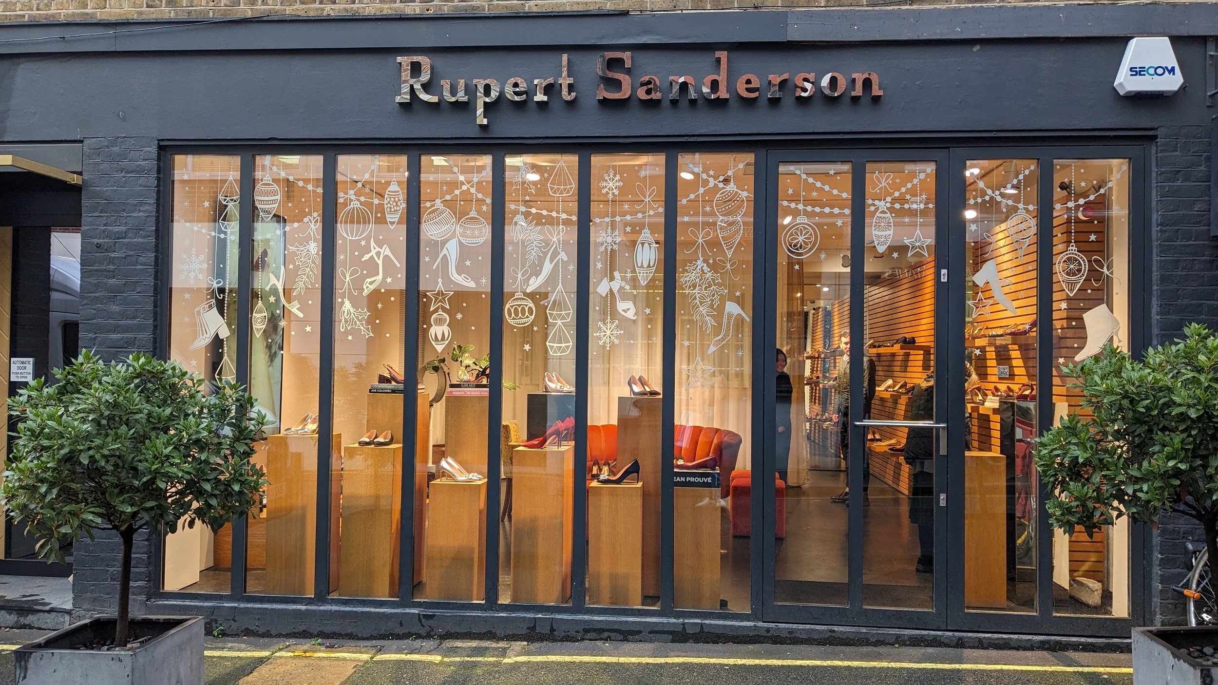 Rupert Sanderson window painting London