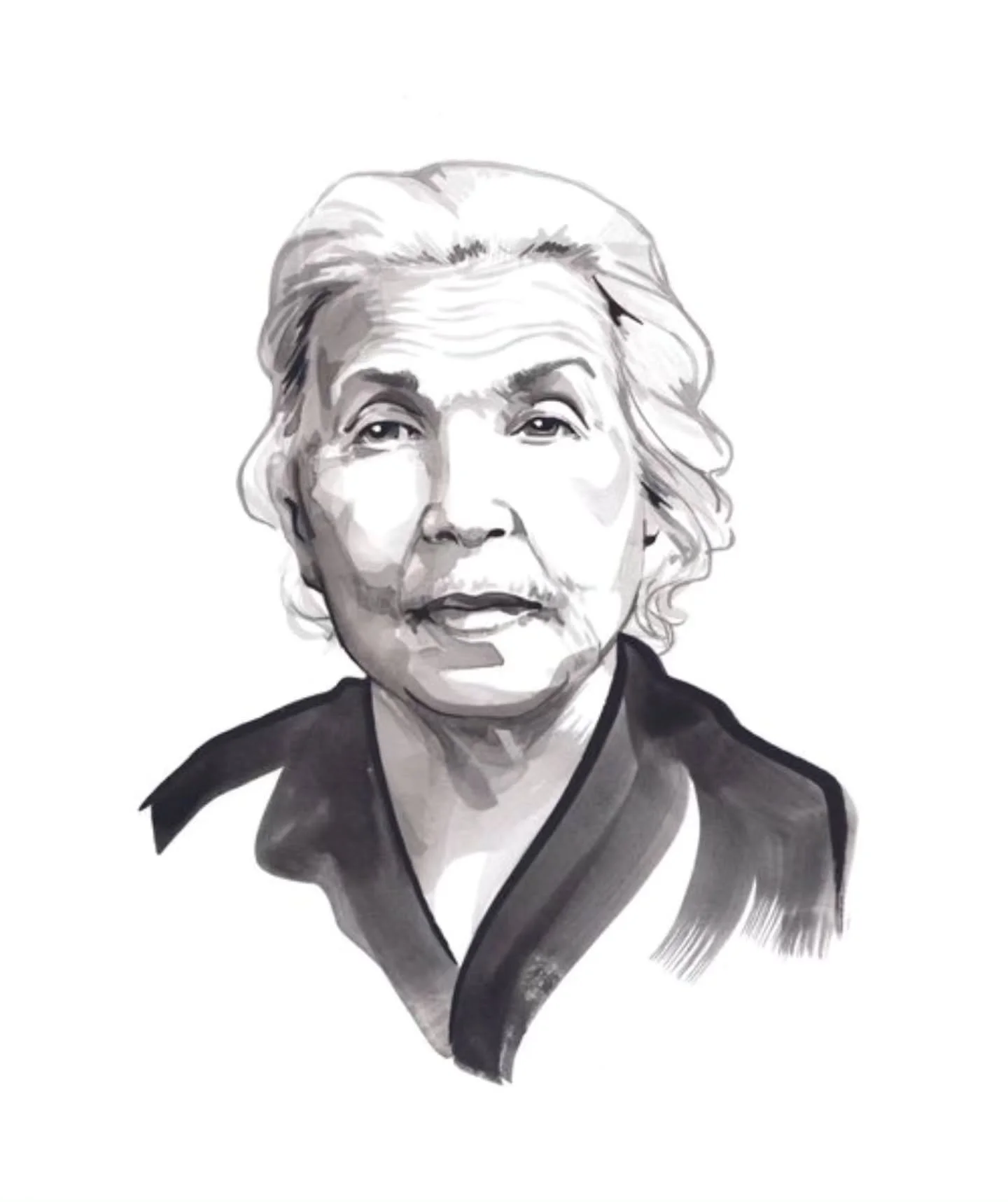 Last month, I created a series of editorial portraits for the Armenian General Benevolent Union (AGBU) magazine. The illustrations were based on quite blurry vintage photographs, each depicting an ancestor of the interviewees. 
It was a beautiful pr