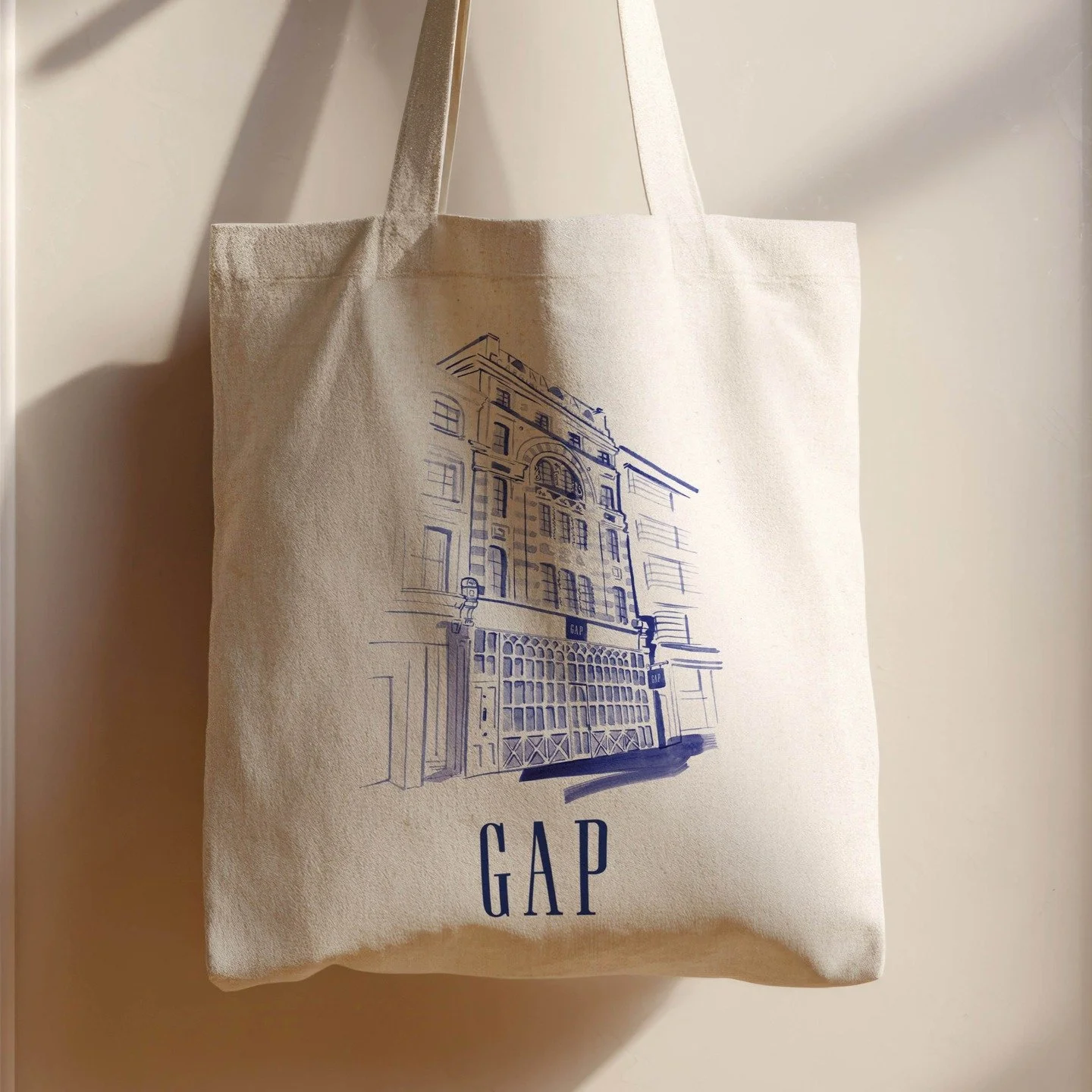 A recent commission for @ukgap to celebrate their return to the UK.

I illustrated their new Covent Garden flagship store, with the artwork used across tote bags and digital. A lovely project combining architecture, illustration and retail storytelli
