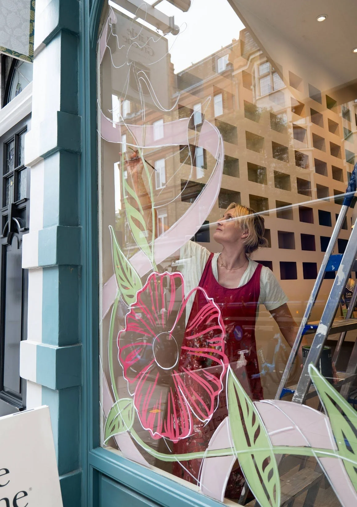 Freehand, organic shapes are faster to install