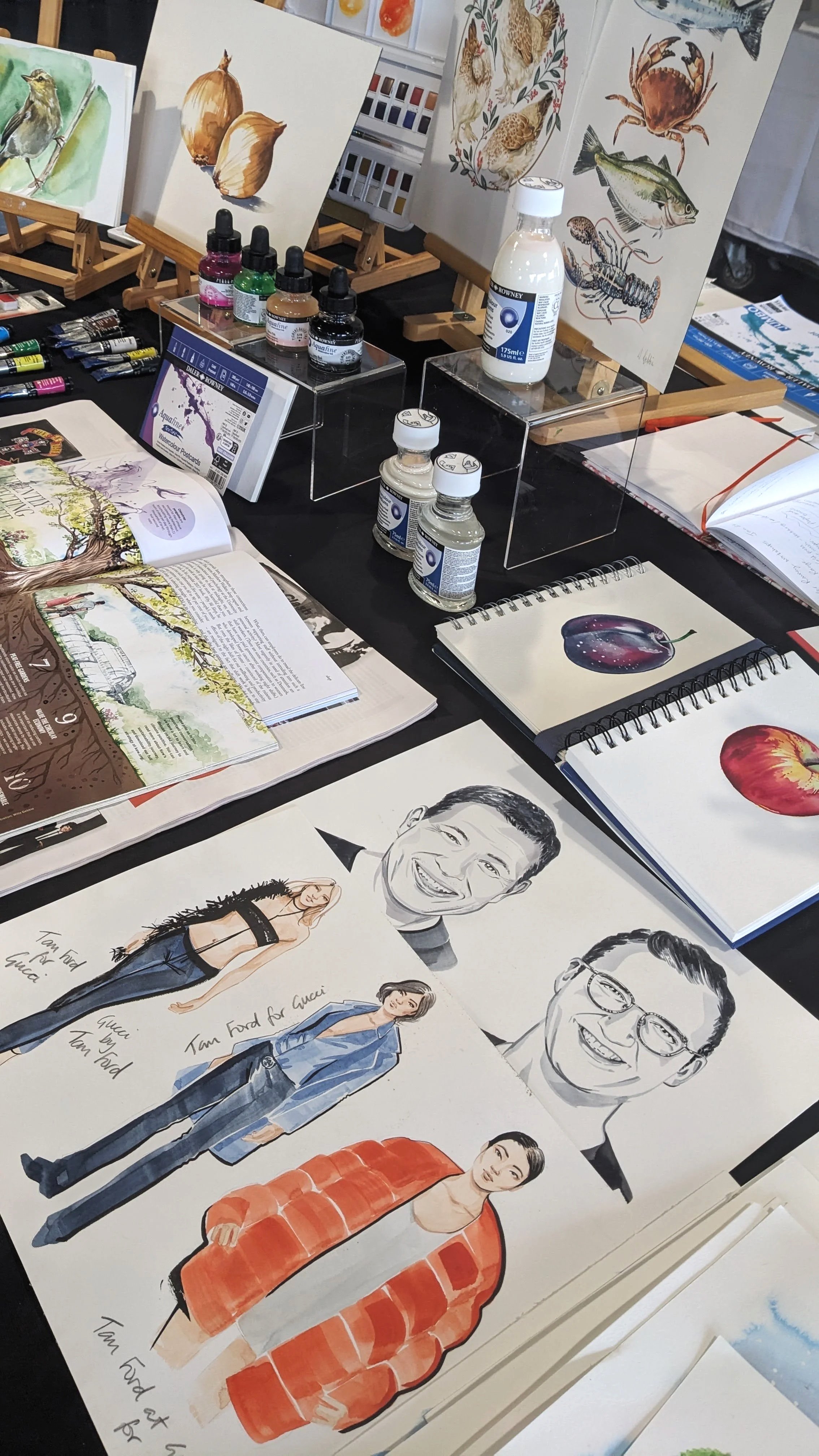 Behind The Scenes At The Daler Rowney Factory And My Watercolour Demonstrations