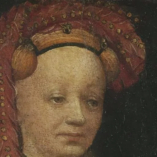 Portrait of Lysbeth van Duvenvoorde, anoniem, c. 1430. Rijksmuseum , No. SK-C-1454