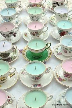 Crafty Happy Hour:  Teacup Candles