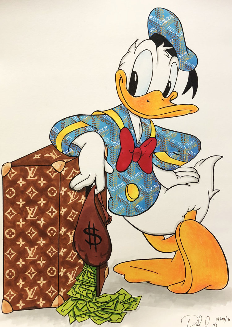 louis vuitton donald duck