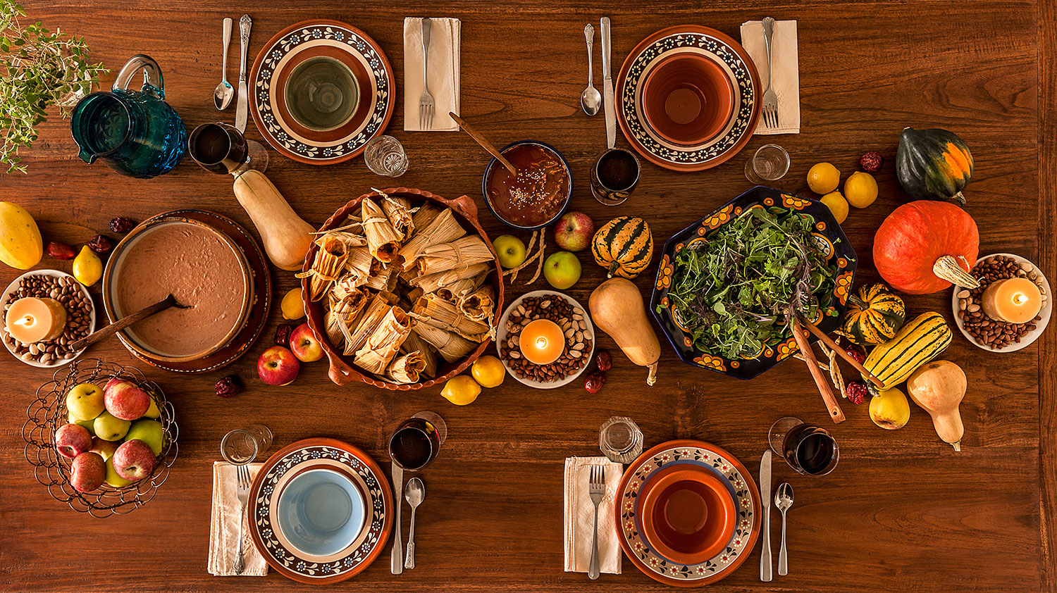 Southwest Thanksgiving table