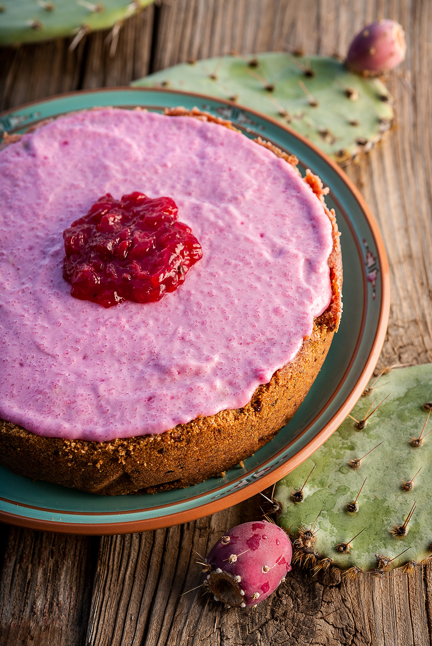 Pear cactus fruit pie