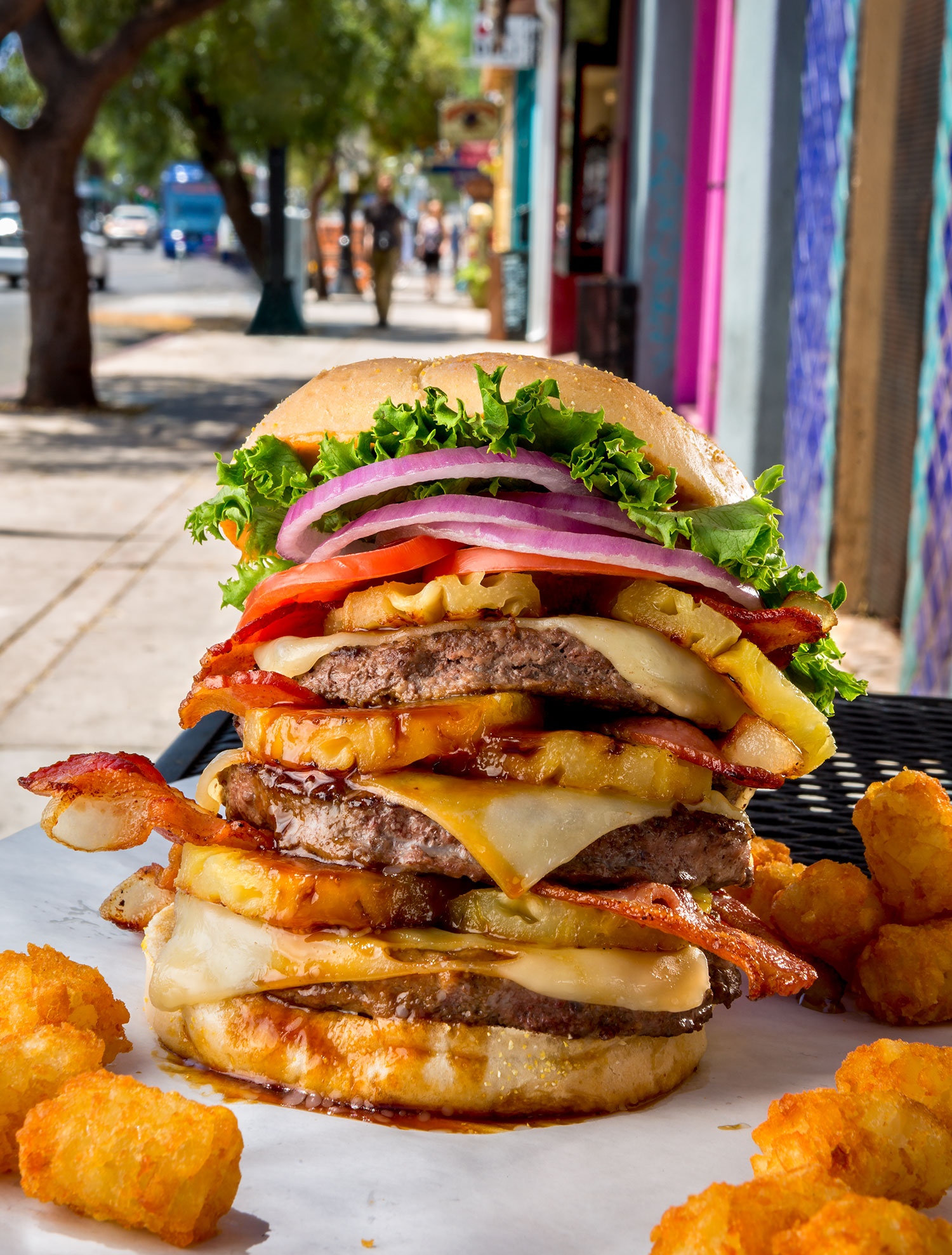 Hamburger on fourth Avenue