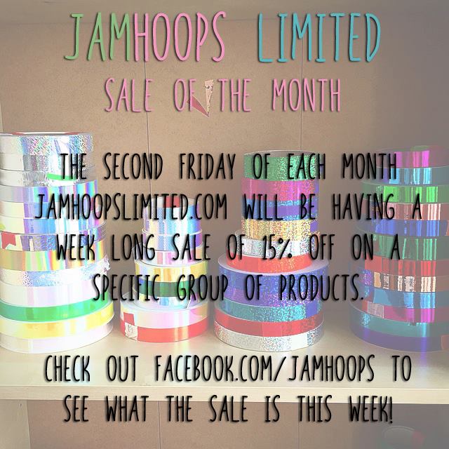 December 11th through December save 15% on reflective hoops with the code REFLECT at checkout! 