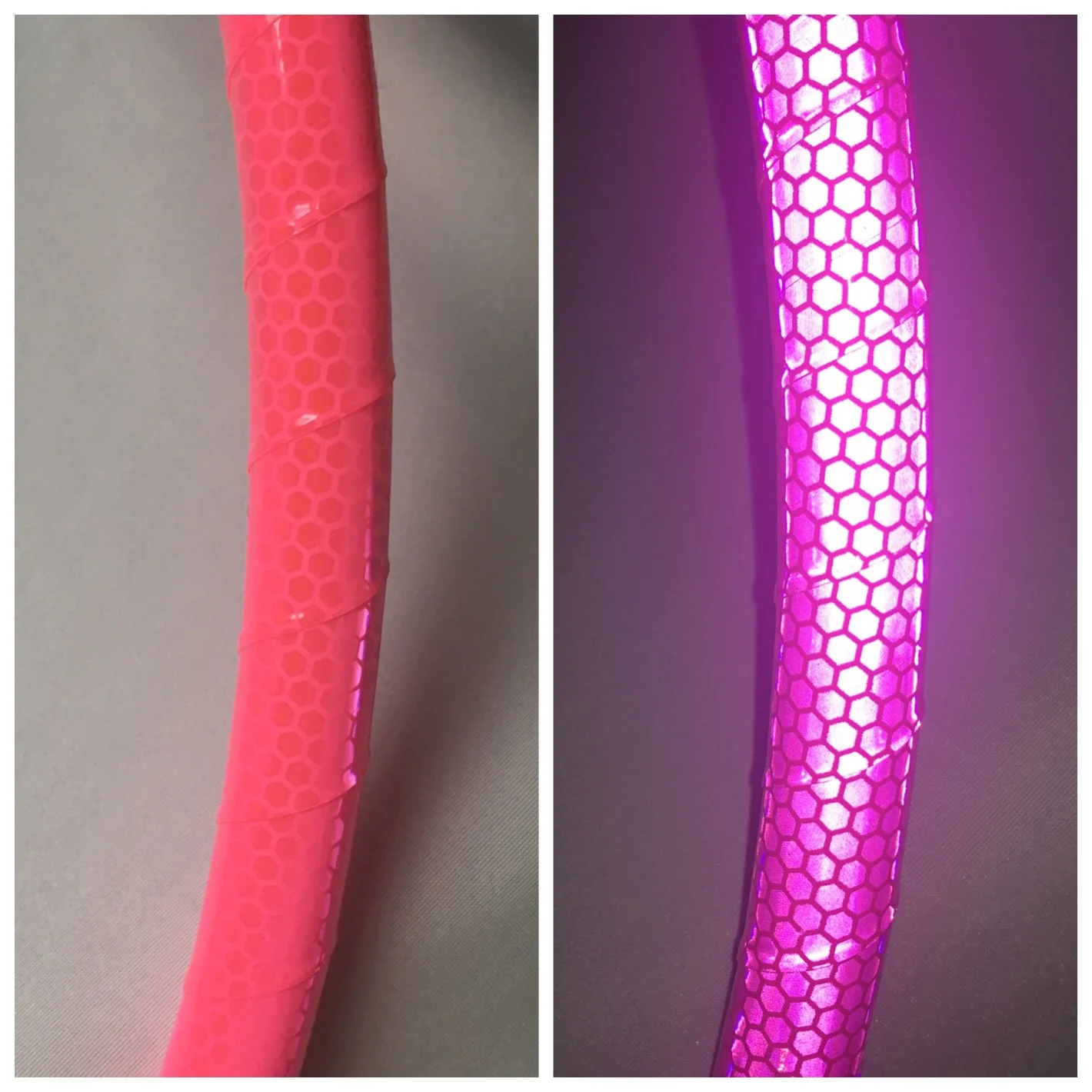 UV Bubblegum Reflective HDPE