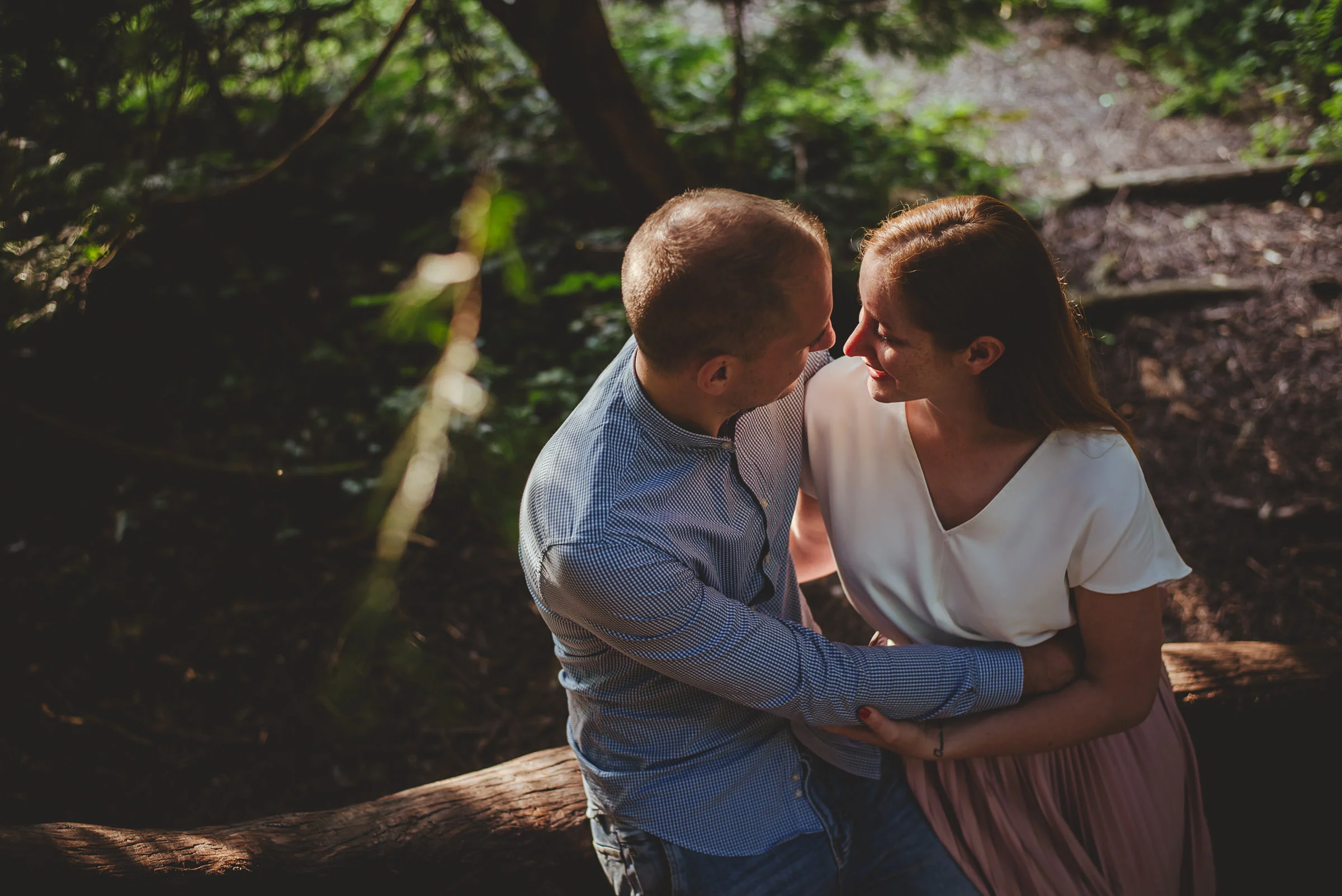 Engagement photoshoot at Botanic garden Ljubljana