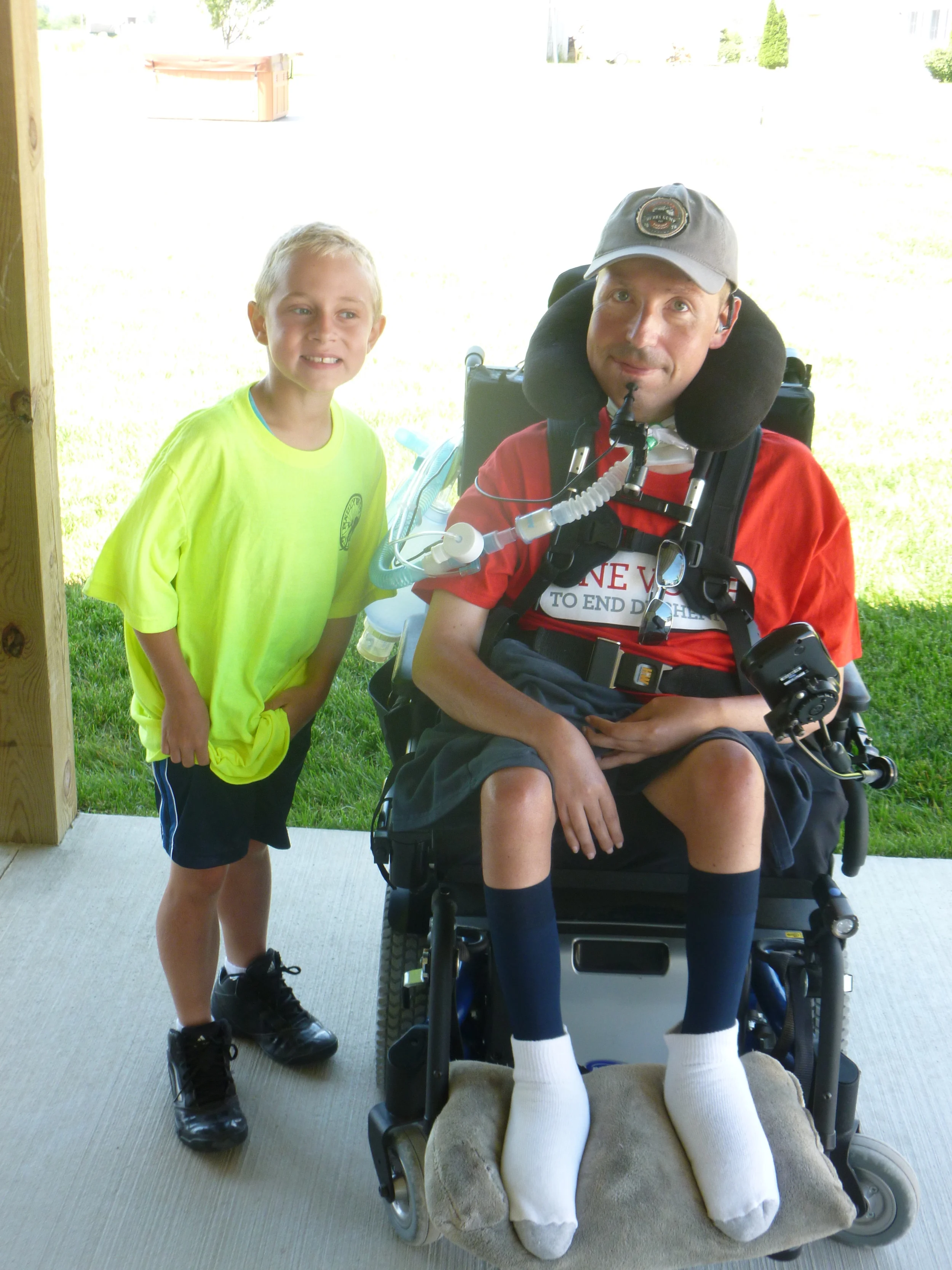 Braedan and Tom Sulfaro Jett Ride 2013 Tom Sulfaro also has Duchenne. He is one of the oldest survivors in the US and a true inspiration to our family. Him and his family are our family!