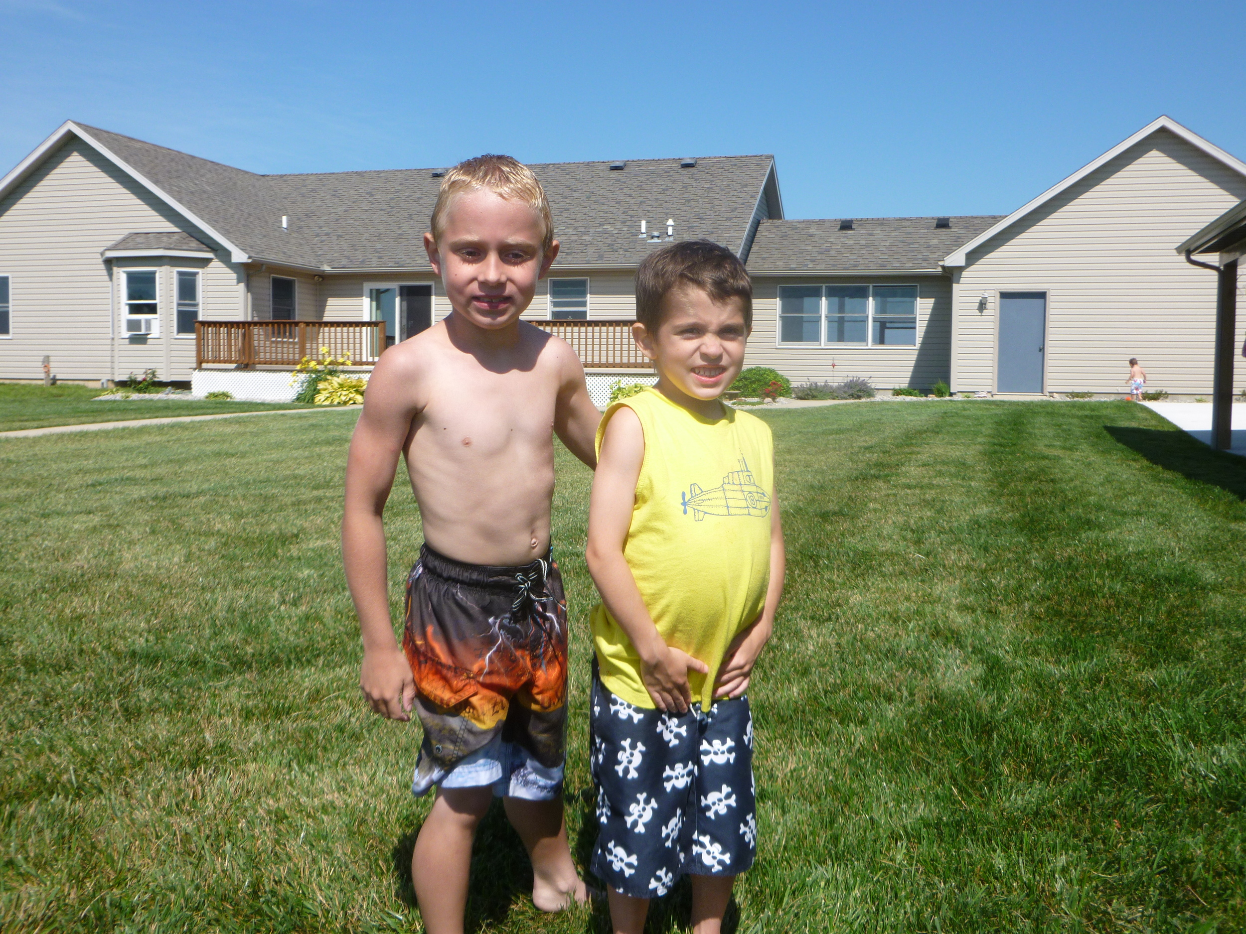 Braedan and Jackson McNutt, 6 yrs old with Duchenne MD