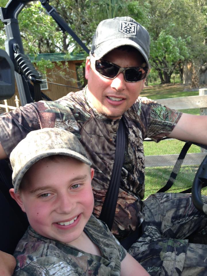 Braedan and his Pal Billy Parker AKA Catfish. These two always have a great time together.