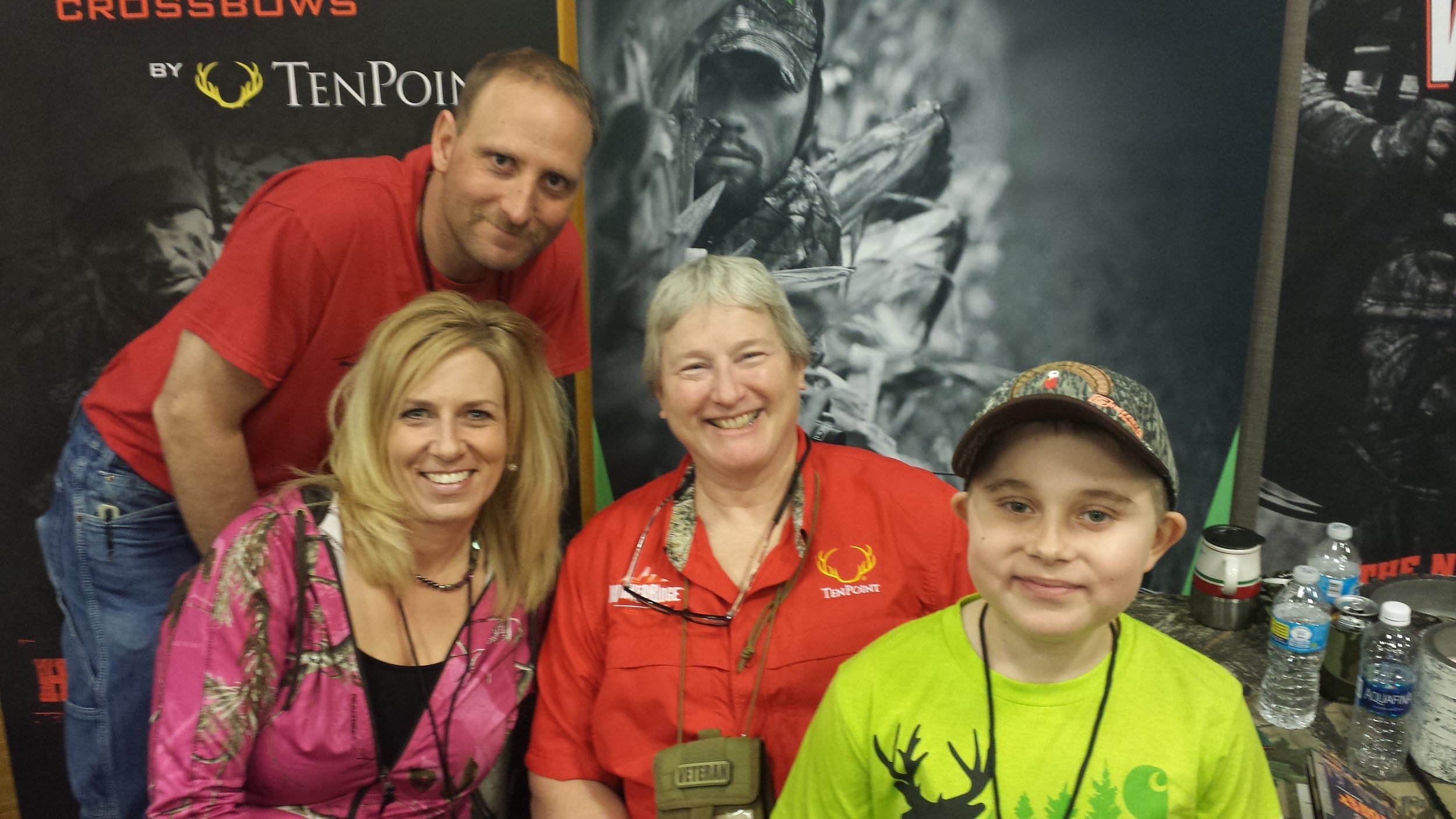 Always a pleasure to hang with our good friend Barb Terry from Ten Point Cross Bows.
