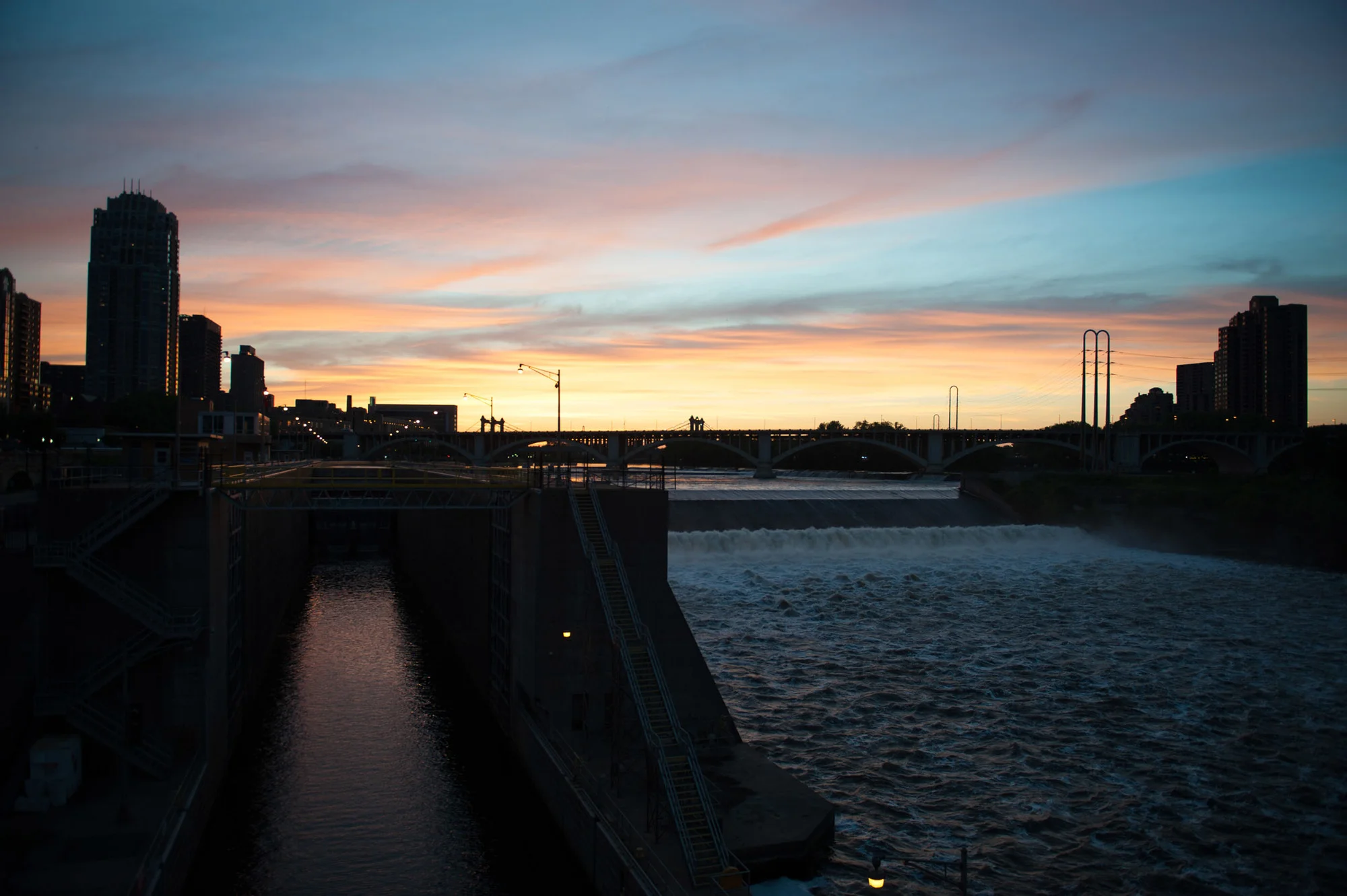 Sunset from the bridge