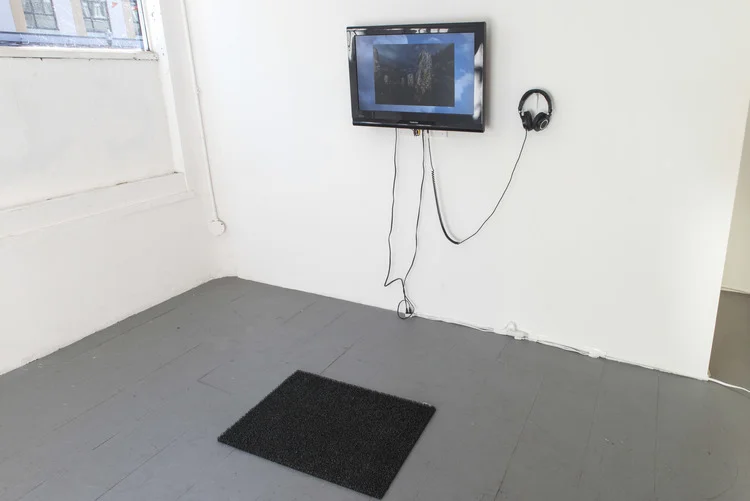 Installation view of Where do we go from here? at Avenue Gallery, Vancouver, BC as part of group show Anticipating Distance .