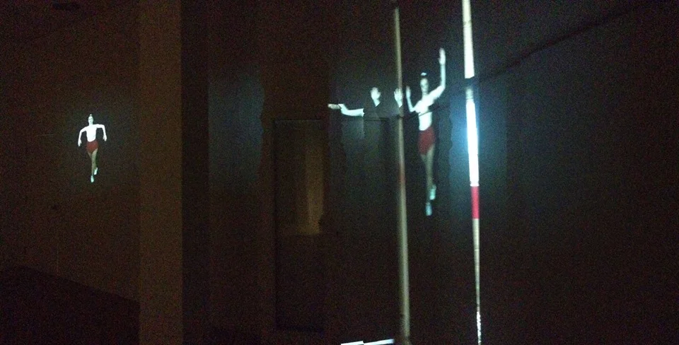 Installation documentation by Ed Ackerman. Image taken with iPhone panorama feature.