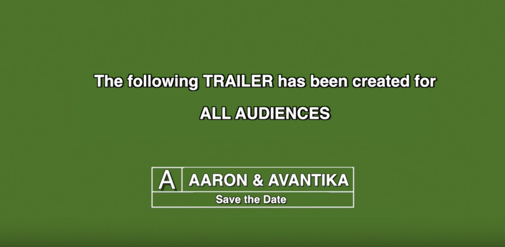 Engagement/Save the Date Trailer