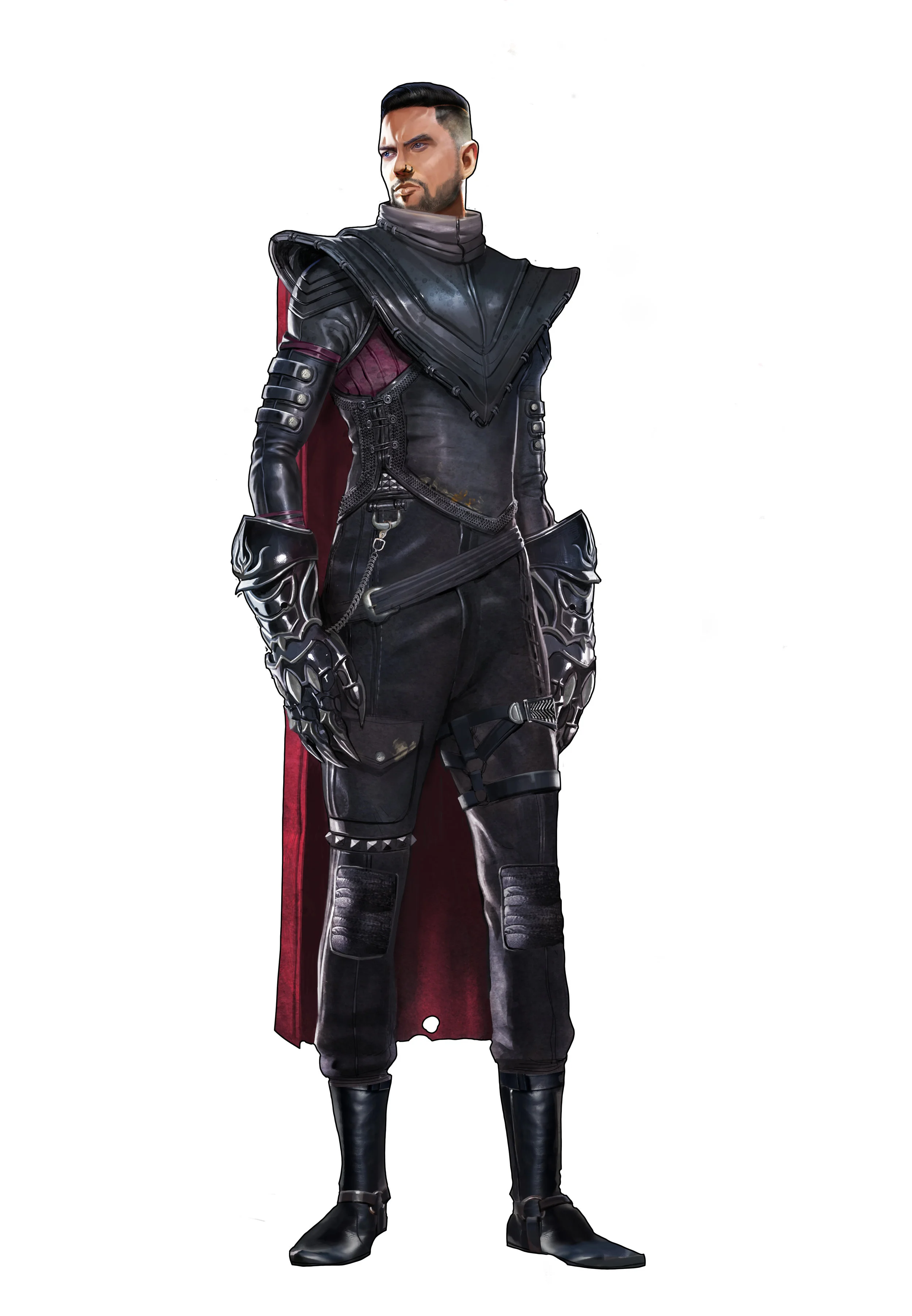 Art by Marco Nelor. A 'Dragon Rider' character we developed for a cinematic. 