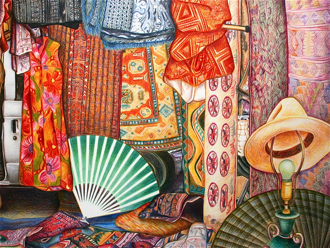 colored pencil on paper