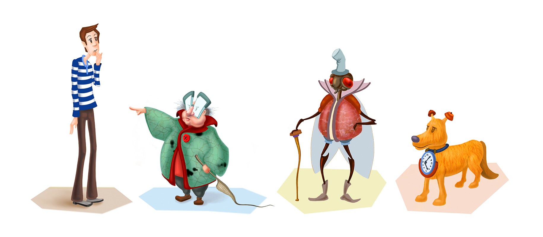 digital character designs