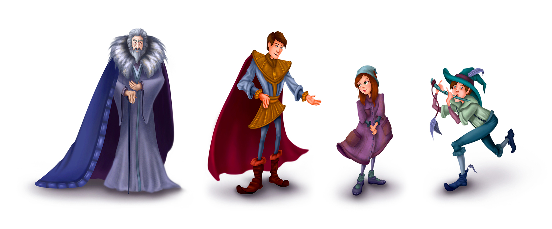 digital character designs