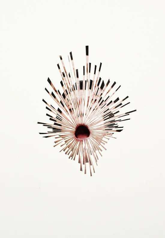  Justine Khamara 's hand-cut photographs, 2013