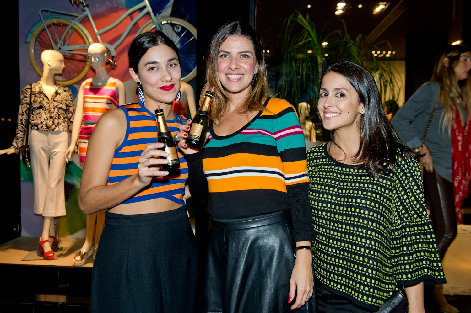Luiza Calmon, Larissa Tavares e Gabi Ferraz