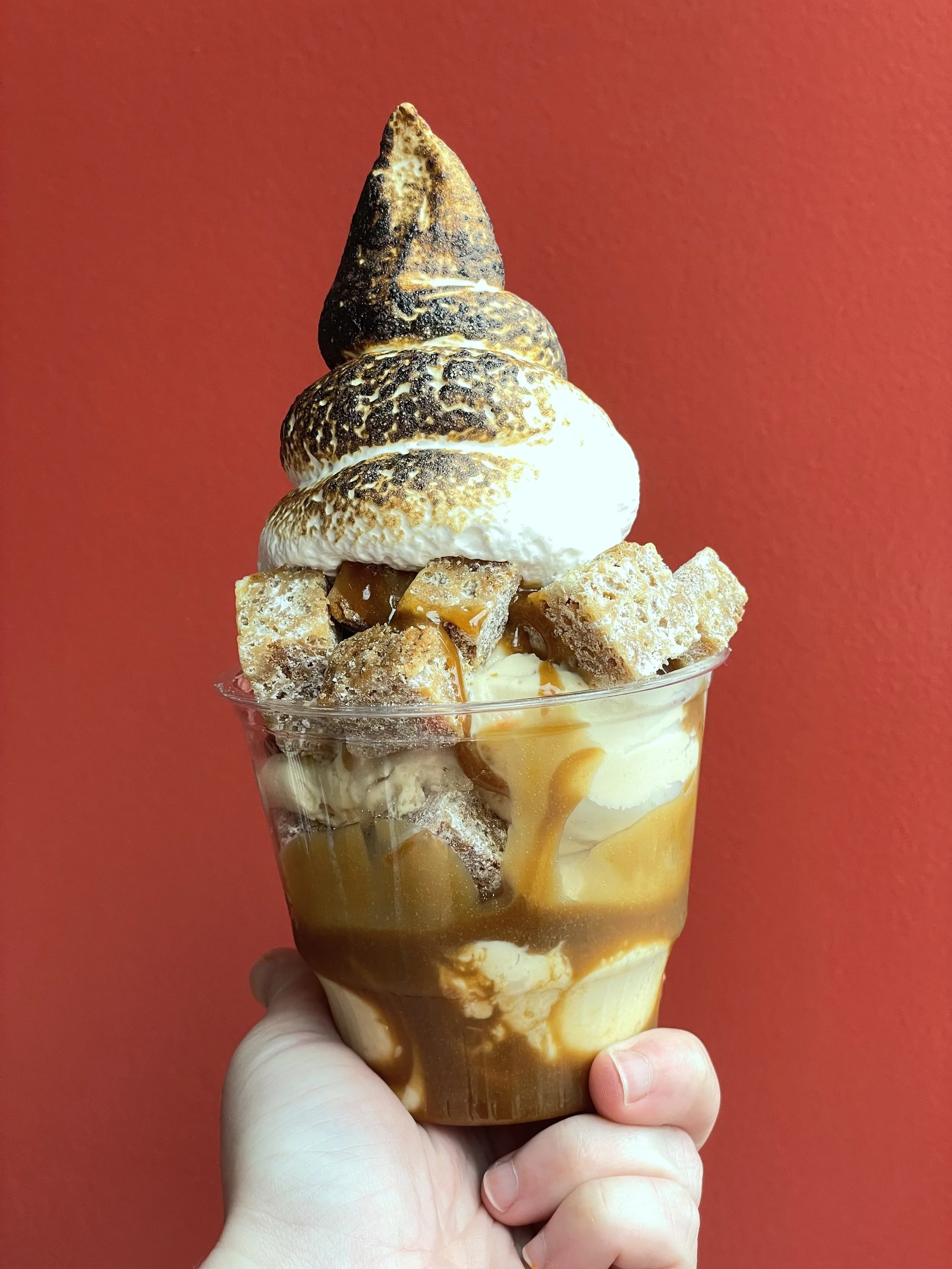 $15.00 Biscoff Krispie Sundae