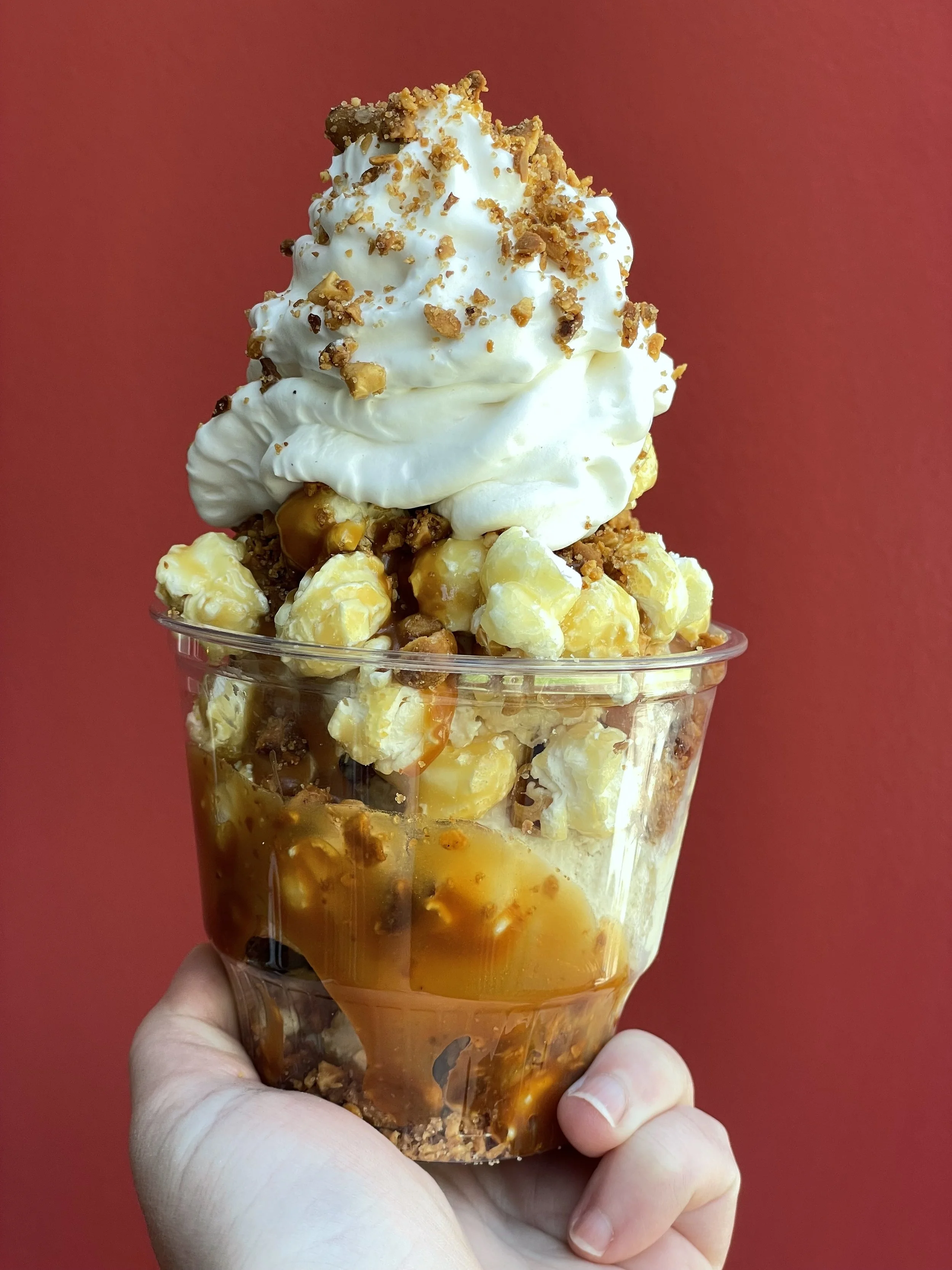 $15.00 Caramel Corn Sundae