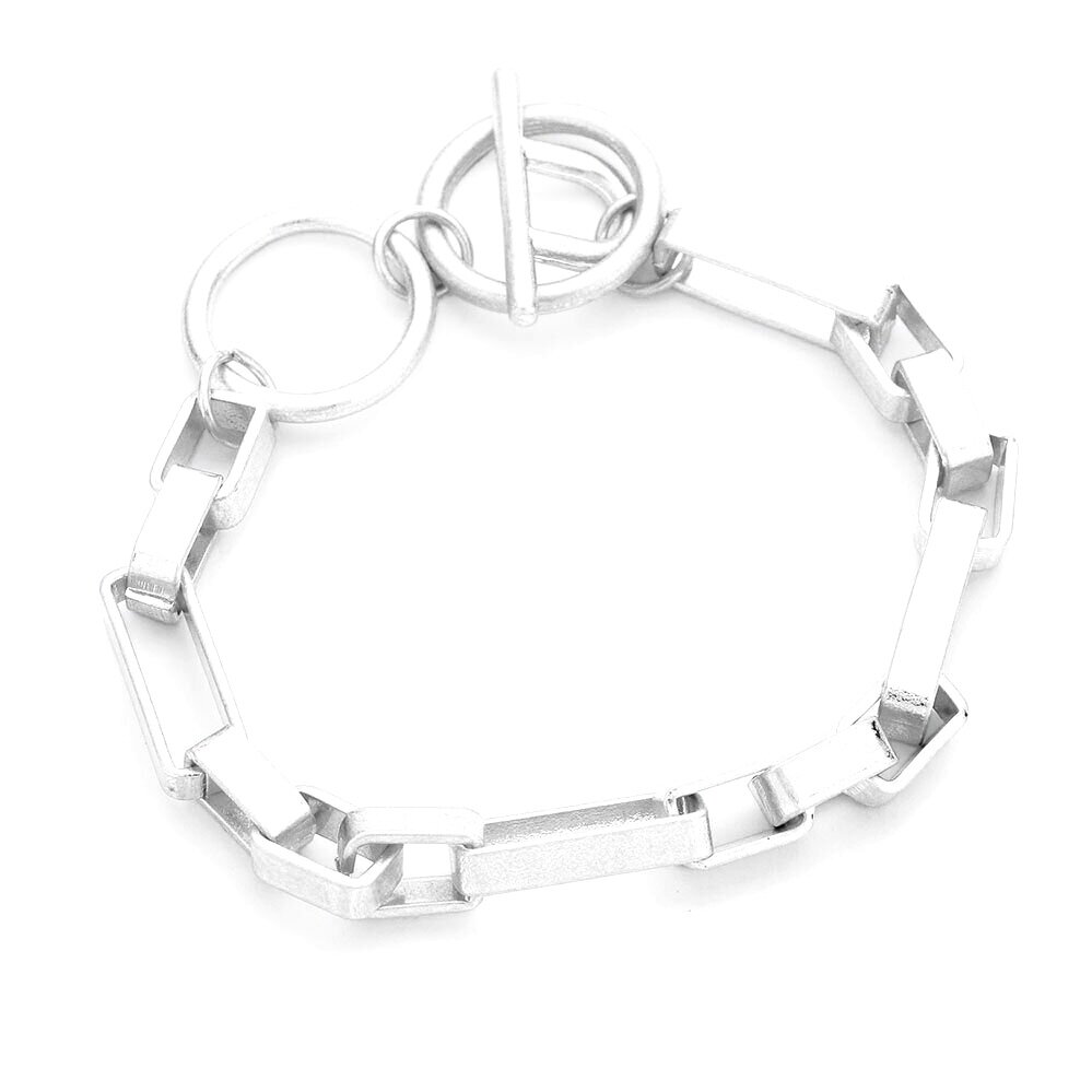Stainless Steel Toogle Square Bracelet