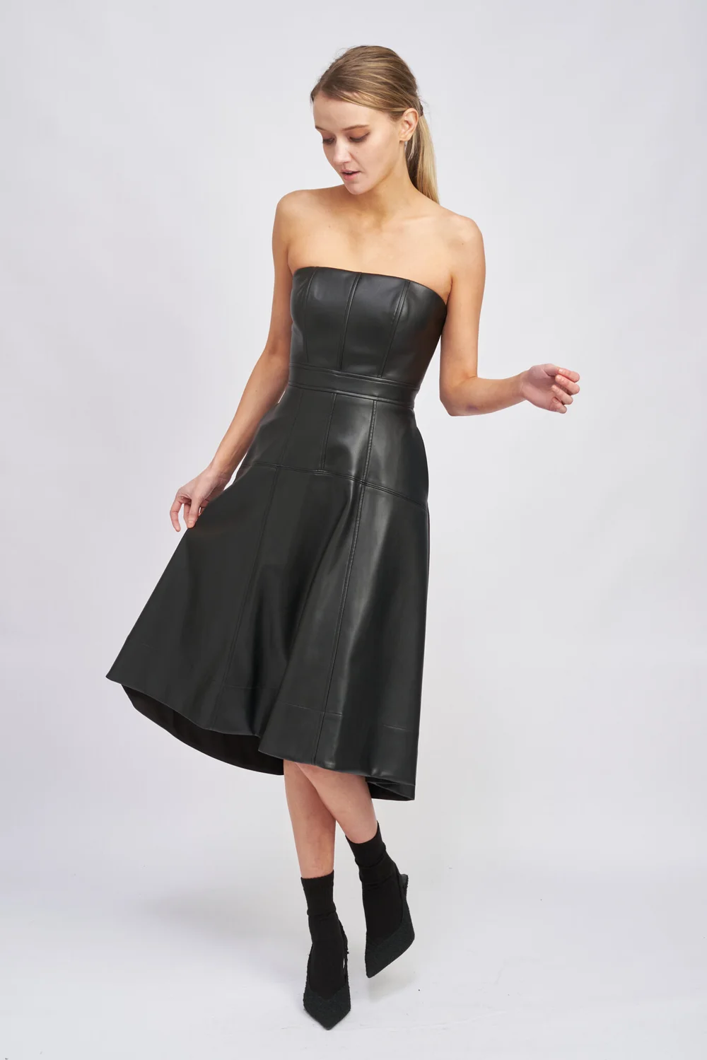 En Saison - dawn bustier midi dress  RAH RAH NYC