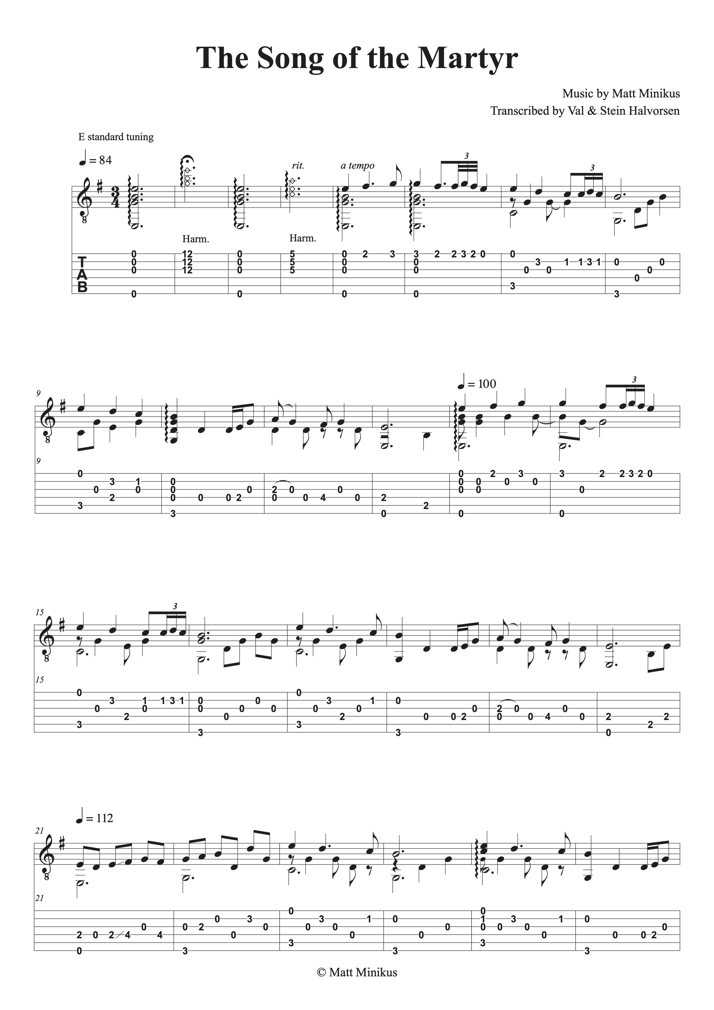 Song of the Martyr