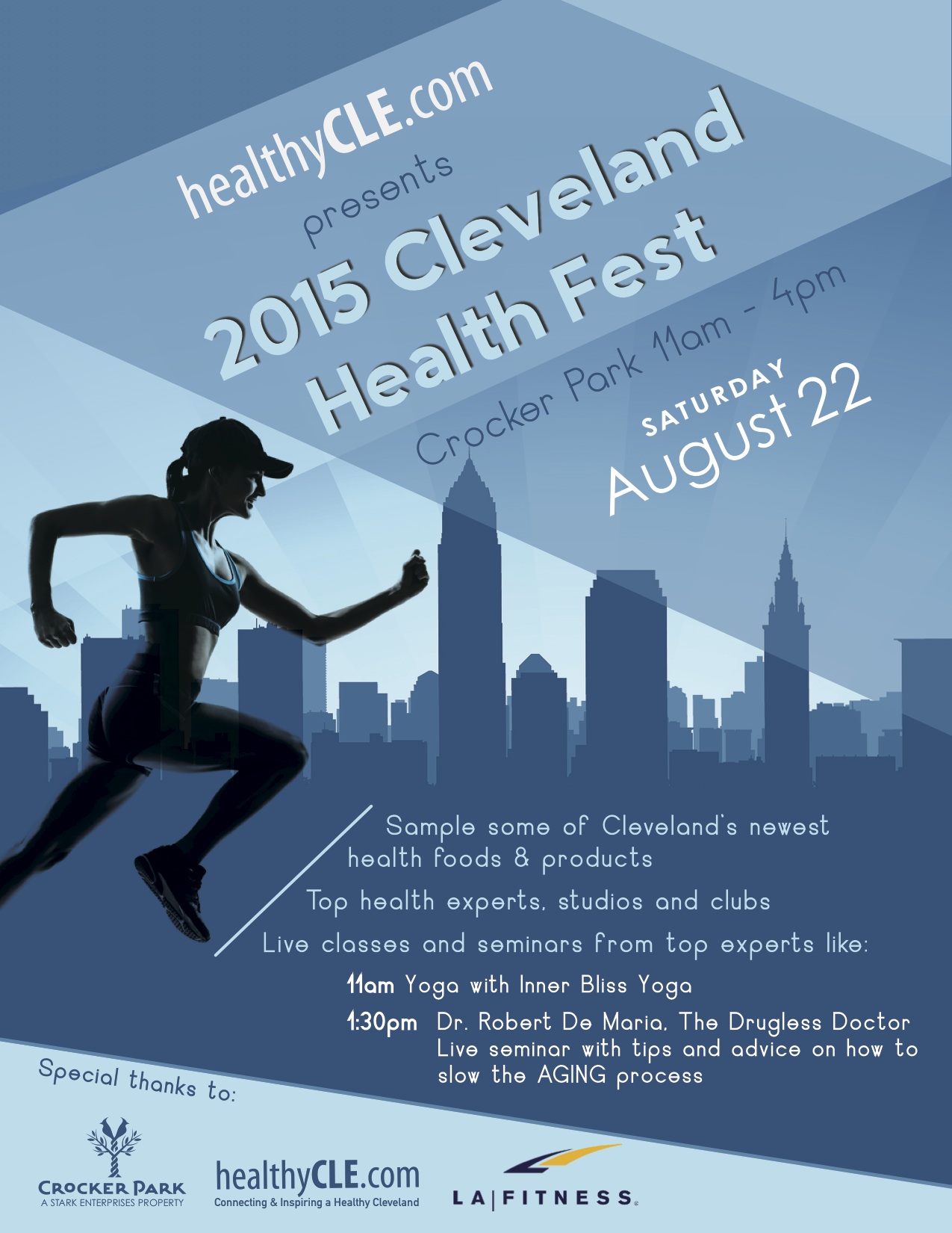 Register below for free yoga at CLE Health Fest