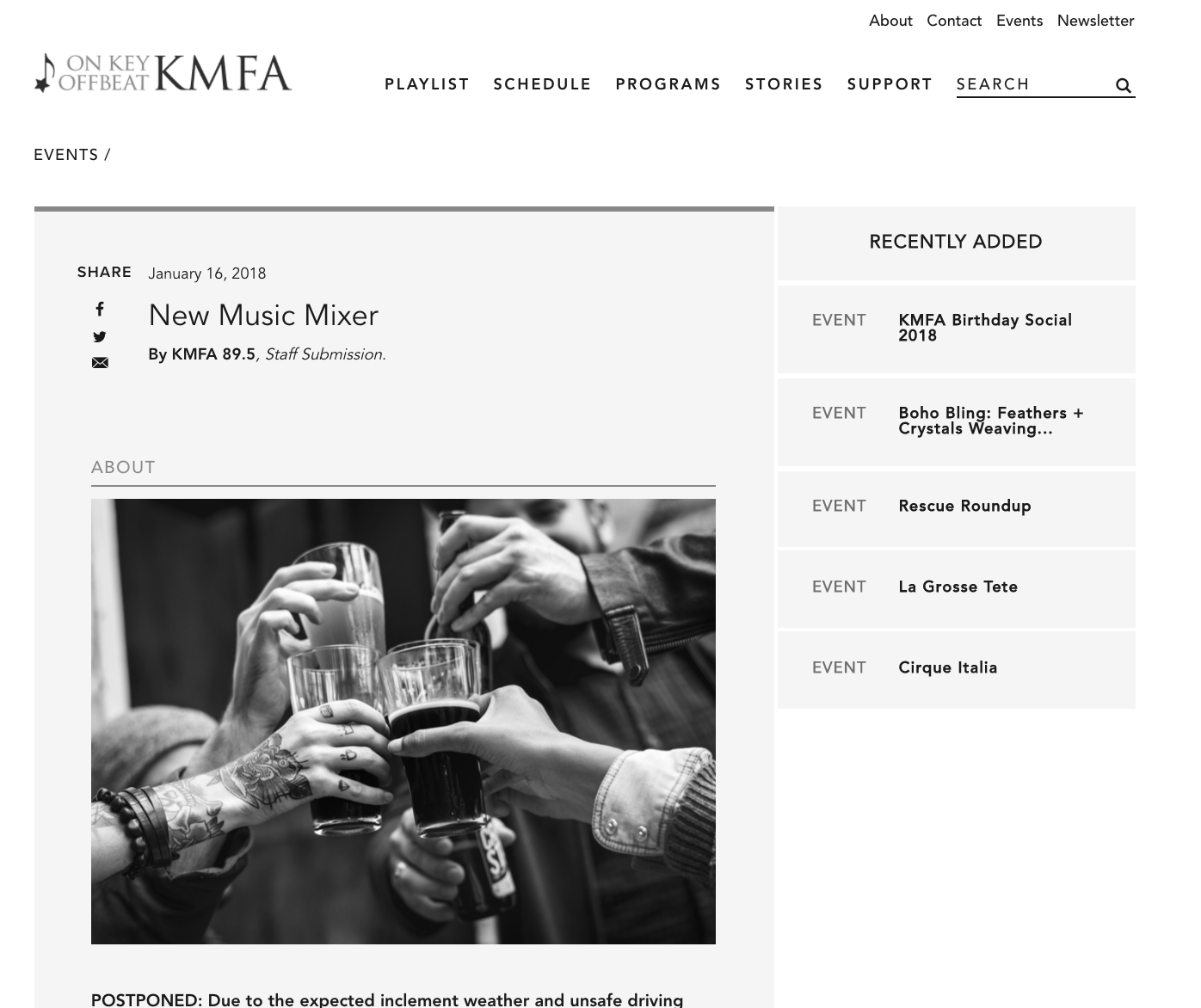 FOR KMFA 89.5FM