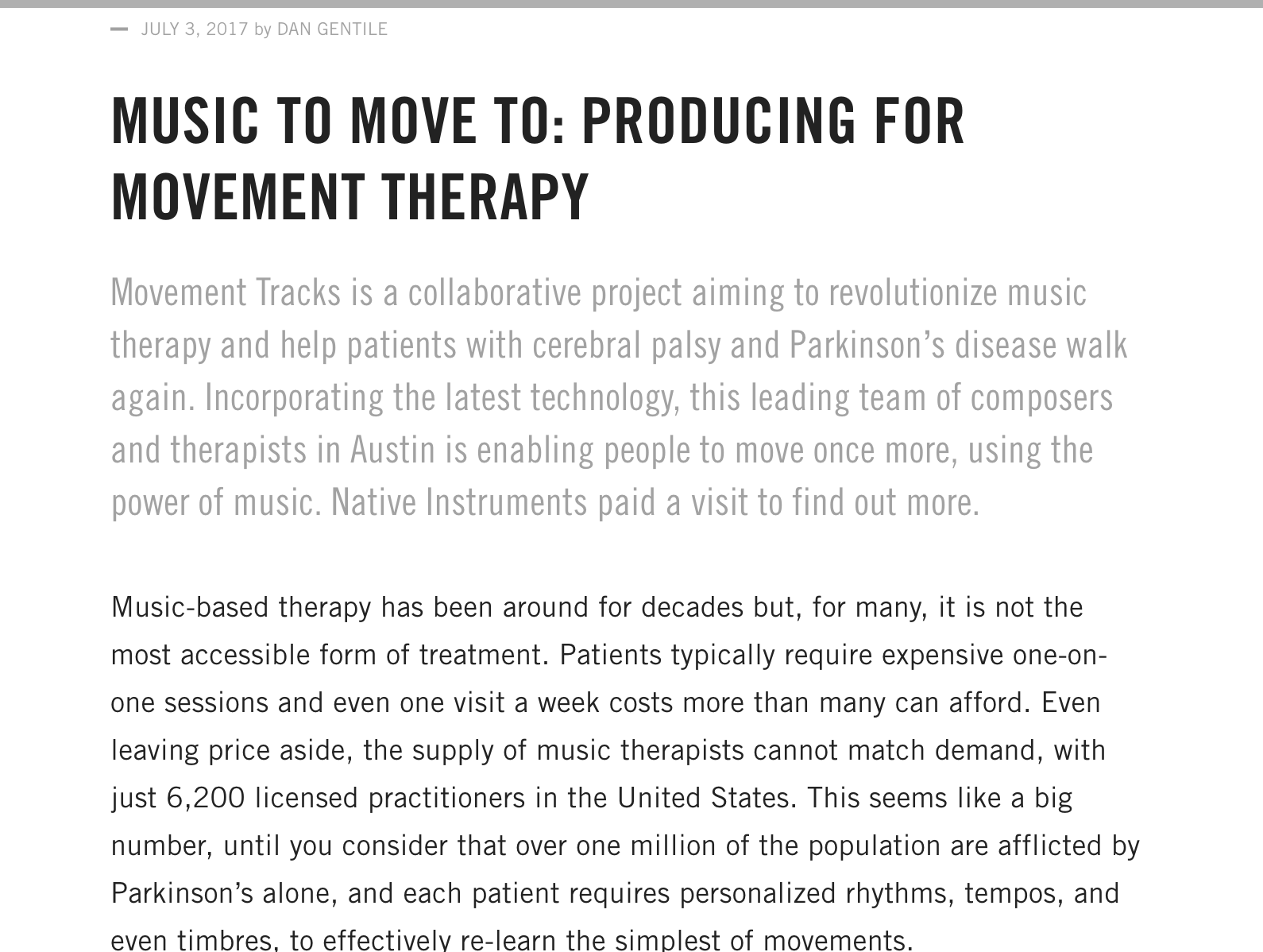 FOR NATIVE INSTRUMENTS