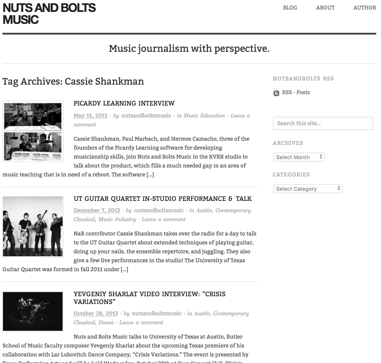 FOR NUTS AND BOLTS RADIO PROGRAM