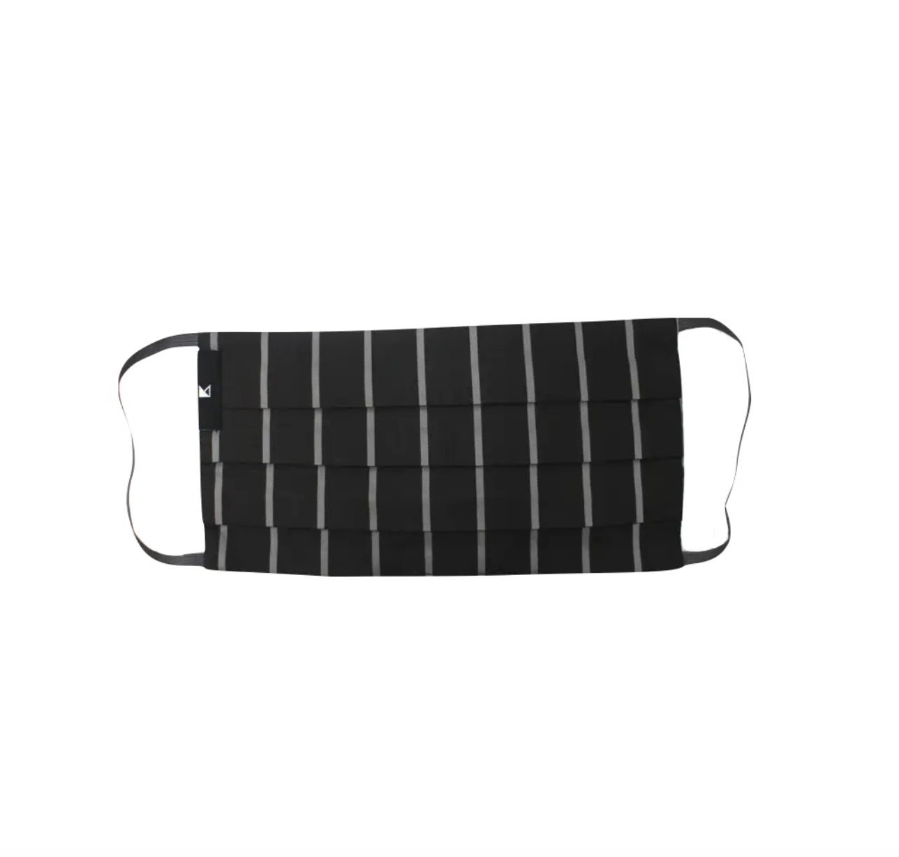 Pleated Mask - Pinstripe Black_3.png