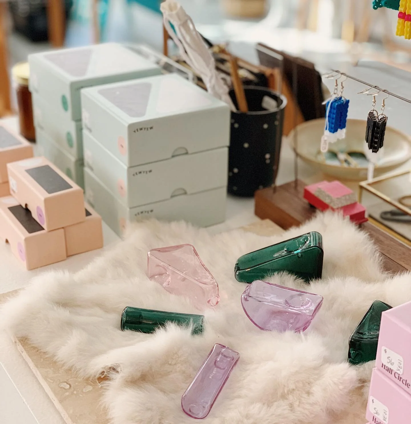 We know y&rsquo;all have been missing our usual, artful pipe selection so we fixed that.

Please enjoy our latest haul from @yewyewshop ! We&rsquo;re obsessed with their new glass collection which happens to be inspired by sea glass! Not only are the