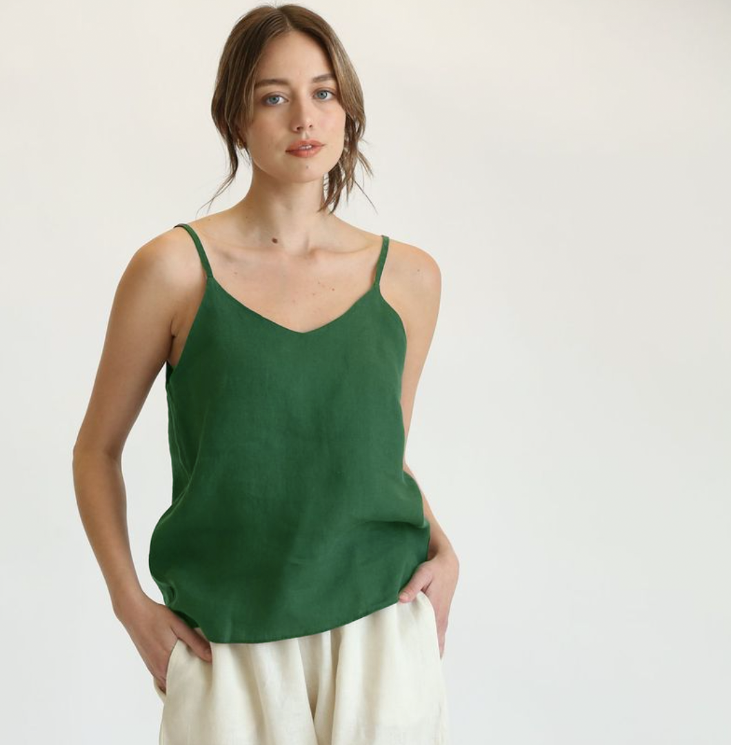 Filosofia Katty Tank Forest Green front.png