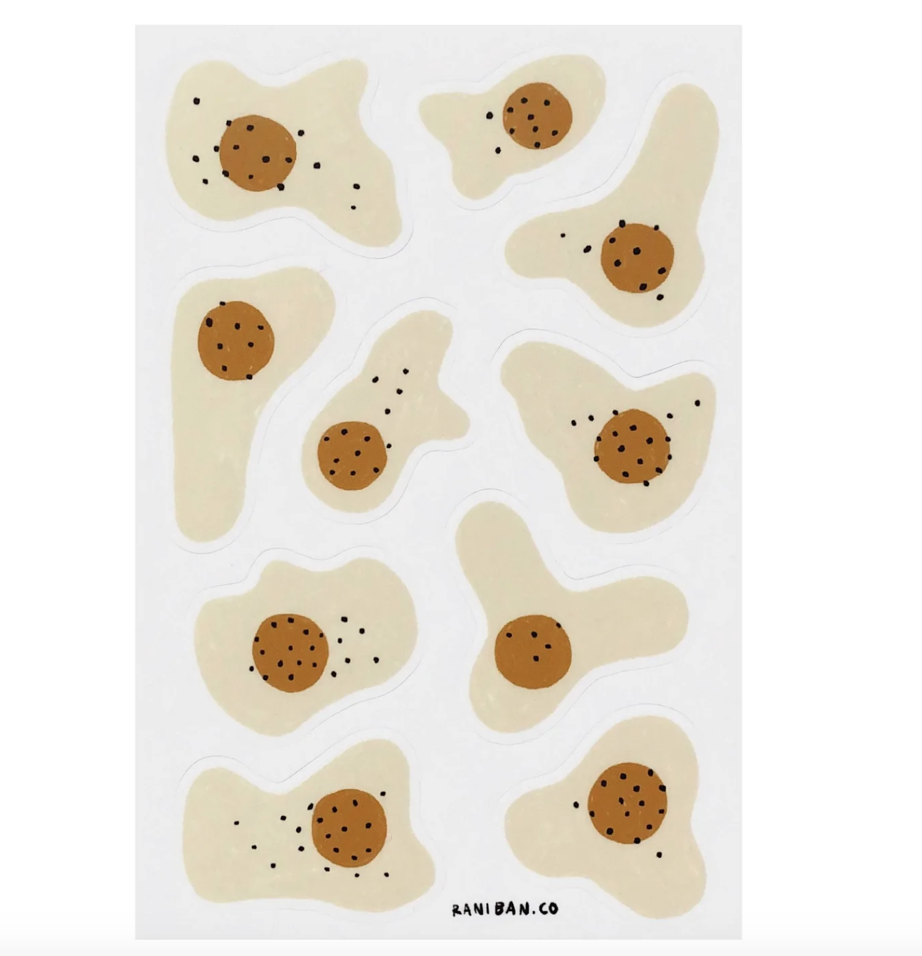 Rani Ban Sunny Side Up Sticker Sheet.png