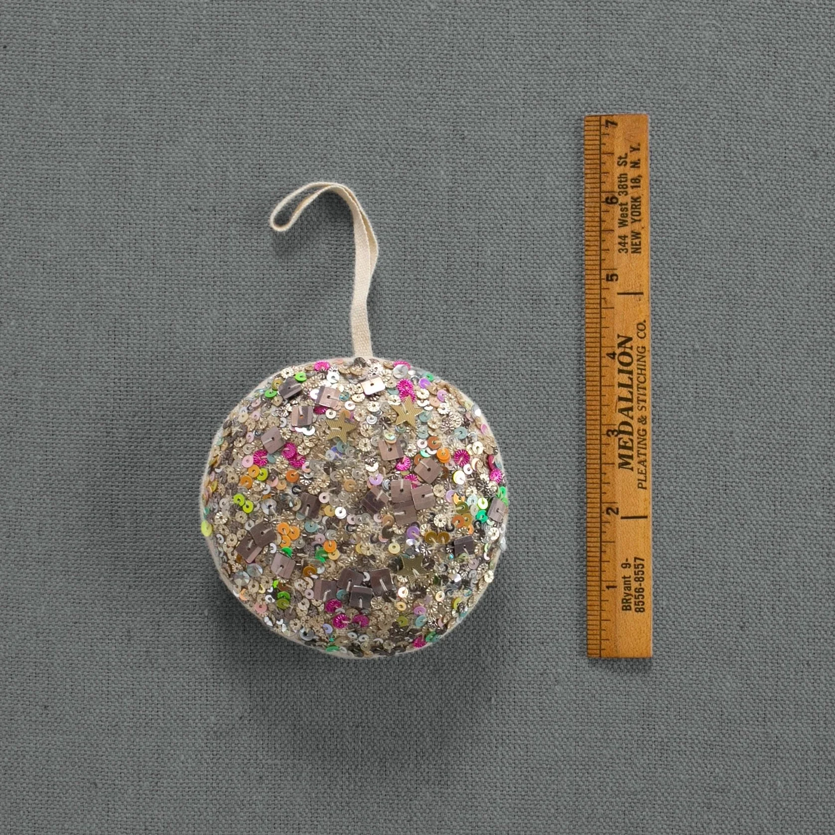 skippy cotton disco ball ornament 2.jpeg